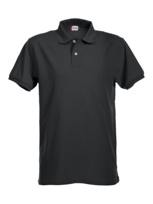 Stretch Premium Polo zwart